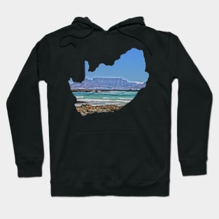 Iconic Table Mountain of South Africa Hoodie